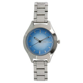Fastrack, Women's  Watch Analog, Blue Dial Silver Stainless Steel  Band, 6153SM03
